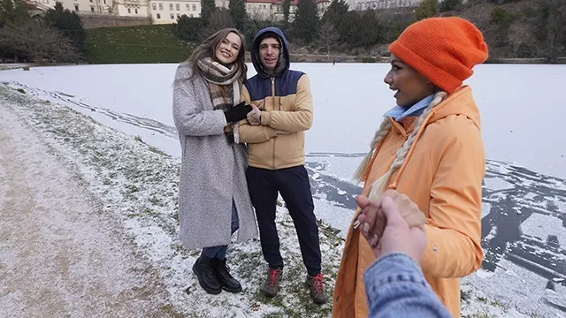Two Hot Women and One Frozen Man, Swap4K